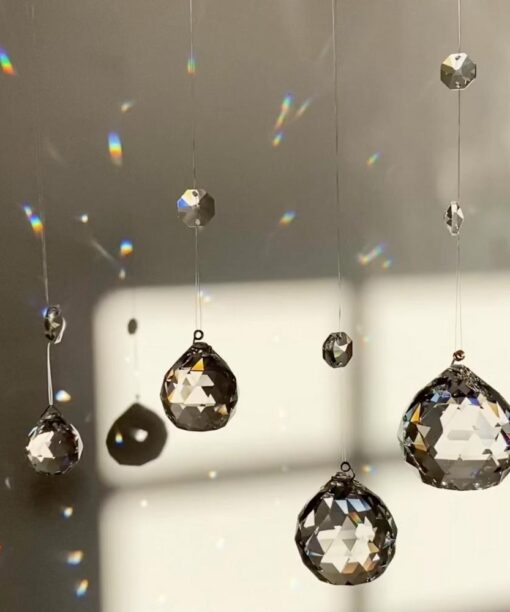 Alternative view of Glas prisme ophæng - 2 cm