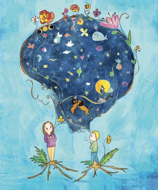 Børneplakat fra Karens univers